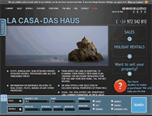 Tablet Screenshot of lacasa-dashaus.com